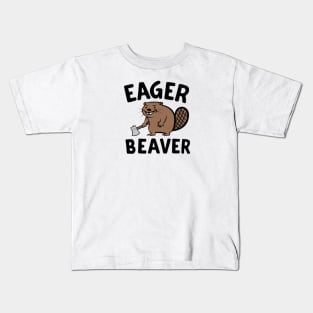 Eager Beaver Vibes Only Kids T-Shirt